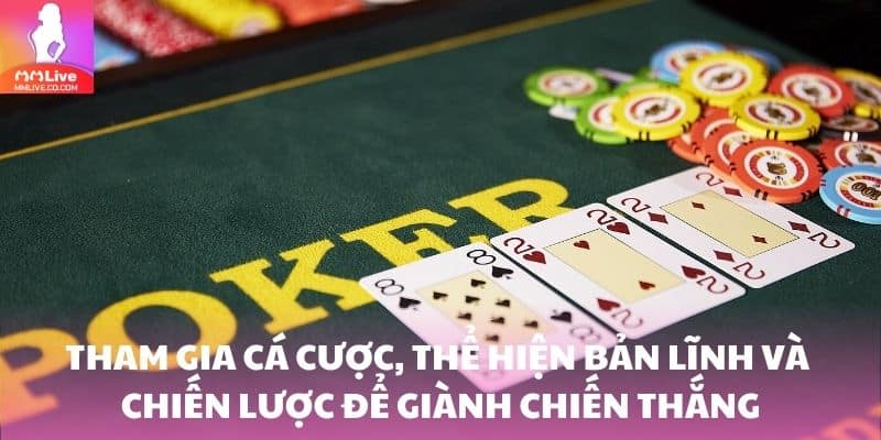 Tham gia cá cược, thể hiện bản lĩnh và chiến lược để giành chiến thắng